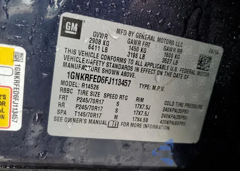 1GNKRFED6FJ113457